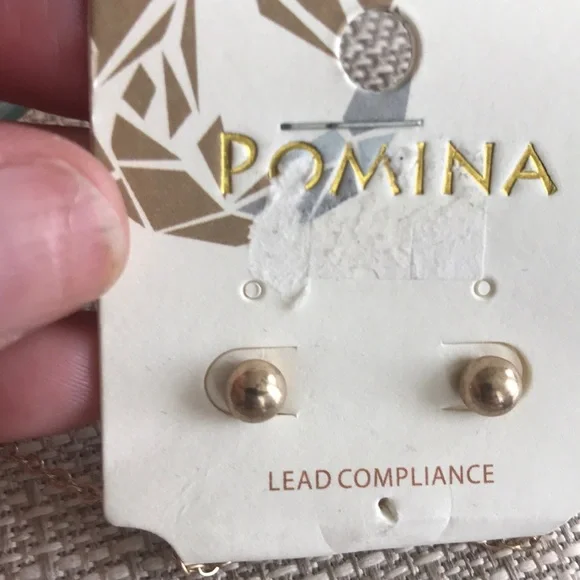 Long Necklace Clover Pendant Earring Set Gold   Jewelry Accessories Brand New - Picture 2 of 4